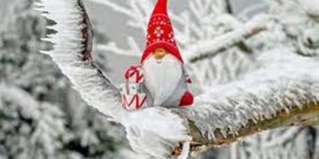 Powiększ grafikę: Mikołaj na oblodzonej gałęzi