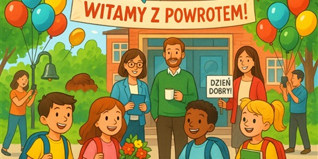 Powiększ grafikę: dzieci  i nauczyciele 