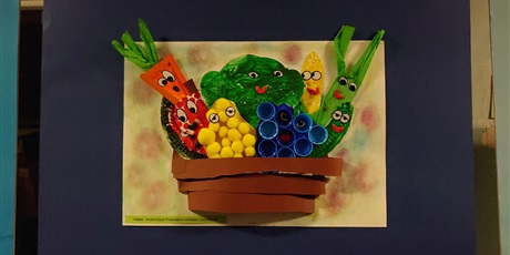 Powiększ grafikę: 6.Gdański Konkurs Plastyczny Owoce i warzywa - jem to co smaczne i zdrowe - I miejsce dla Kornelki z Biedronek