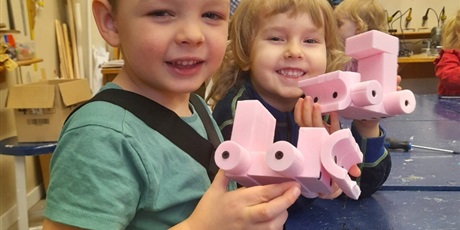 Powiększ grafikę: Biedronki na zajęciach technicznych we Fregacie