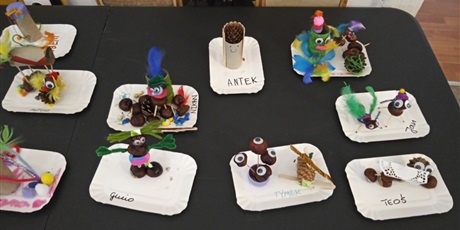 Powiększ grafikę: Kasztankowe warsztaty z rodzicami w Pszczółkach