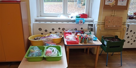 Powiększ grafikę: Kasztankowe warsztaty z rodzicami w Pszczółkach