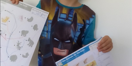 Powiększ grafikę: Przedszkolaki z Gwarnego Dworku uczą się angielskiego w domu!