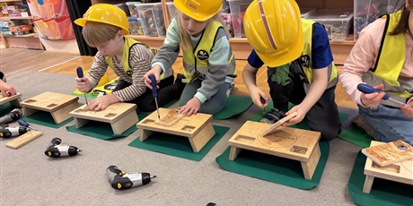 Powiększ grafikę: Styczniowe majsterkowanie w Motylkach