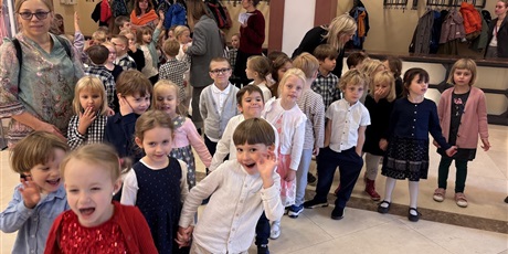 Powiększ grafikę: Udział Żuczków w koncercie edukacyjnym w Filharmonii Bałtyckiej "Sekretne życie gdańskiej filharmonii"
