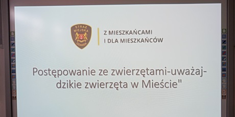 Powiększ grafikę: Wizyta Straży Miejskiej  w Biedroneczkach