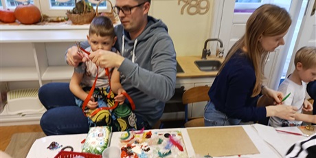 Powiększ grafikę: Zajęcia muzyczne z mamą Bohdana i warsztaty w grupie Biedroneczki