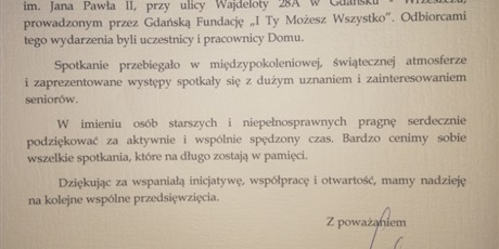 Powiększ grafikę: Żuczki w Środowiskowym Domu Pomocy Społecznej wystawiają Jasełka